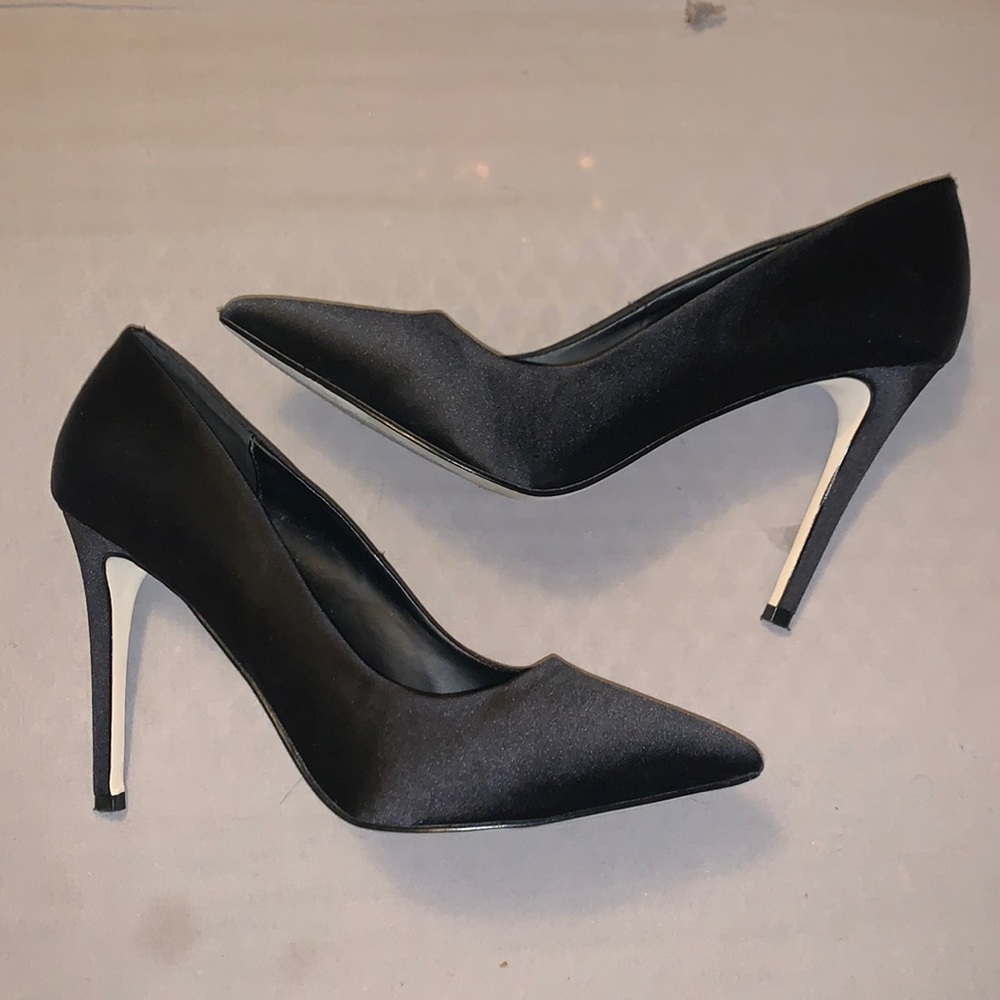Black sleek heels